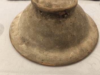 Deux assiettes et un bol en porcelaine de Vietnam bleu et blanc, 16&egrave;me et apr&egrave;s