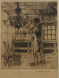 Fonteyne, Jules (1878 - 1964): three etchings