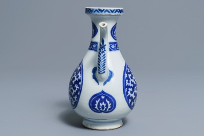 A Chinese blue and white Islamic market jug, Kangxi