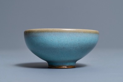 A Chinese junyao purple splash bowl, Song or later