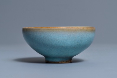 A Chinese junyao purple splash bowl, Song or later