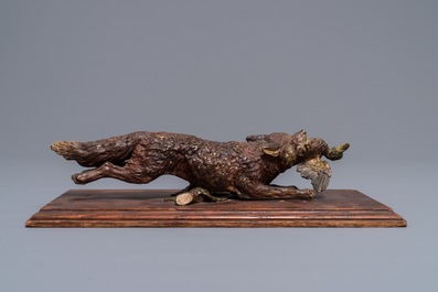 Un heurtoir en forme de renard en bronze, Vienne, Bergman, fin du 19&egrave;me