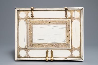 A rectangular Siculo-Arabic ivory casket, Sicily, 13/14th C.