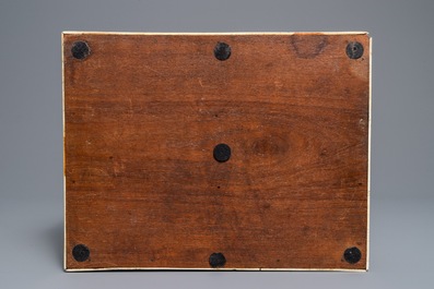 A rectangular Siculo-Arabic ivory casket, Sicily, 13/14th C.