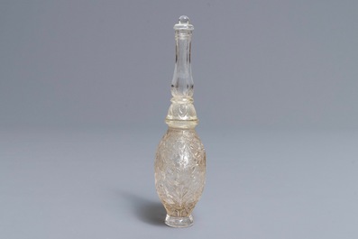 Un aspersoir en cristal de roche de style moghol, Inde, 19/20&egrave;me