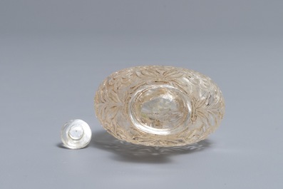 A Mughal-style rock crystal water sprinkler or scent bottle, India, 19/20&egrave;me