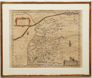 Two maps of China, Blaeu, Amsterdam, 17th C.