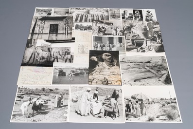 Een grote collectie foto&rsquo;s en dia&rsquo;s met vnl. archeologische onderwerpen, Egypte, Soedan, Turkije etc.