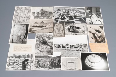 Une grande collection de photos et diapositives, la plupart aux sujets d'arch&eacute;ologie, Egypte, Sudan, Turquie, etc.