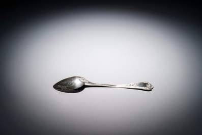 A German silver flatware service, 20th C.