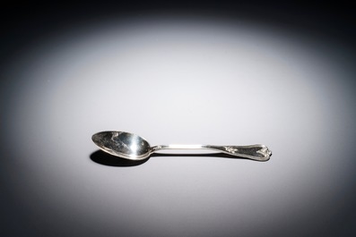 A German silver flatware service, 20th C.