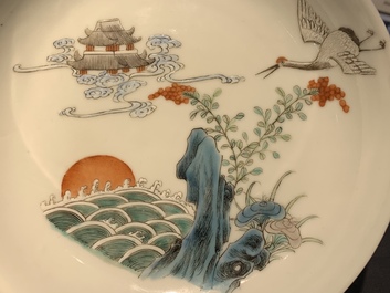 A varied collection of Chinese porcelain, 19th C. and Republic