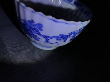 A varied collection of Chinese blue and white wares, Kangxi/Qianlong