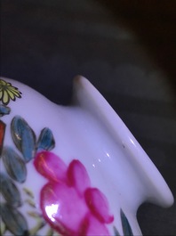 Sept pi&egrave;ces en porcelaine de Chine qianjiang cai et famille rose, 19/20&egrave;me