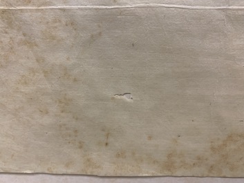 Kondo Harumasa (Japan, 19th C.): Three dancing boys, watercolour and ink on paper, Edo, 19th C.