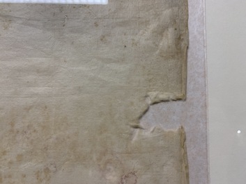 Kondo Harumasa (Japan, 19th C.): Three dancing boys, watercolour and ink on paper, Edo, 19th C.