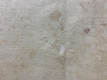 Kondo Harumasa (Japan, 19th C.): Three dancing boys, watercolour and ink on paper, Edo, 19th C.