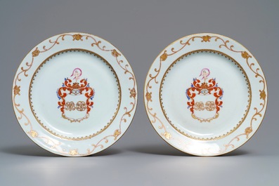 Une collection vari&eacute;e en porcelaine de Chine bleu et blanc et famille rose d'exportation, Kangxi/Qianlong