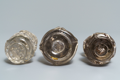 Ten glass paperweights, France, 18/20th C.