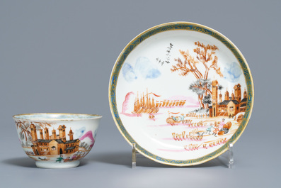 Een collectie divers Chinees famille rose export porselein, Qianlong