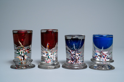 Ten glass paperweights, France, 18/20h C.