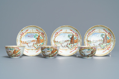 Une collection vari&eacute;e en porcelaine de Chine famille rose d'exportation, Qianlong