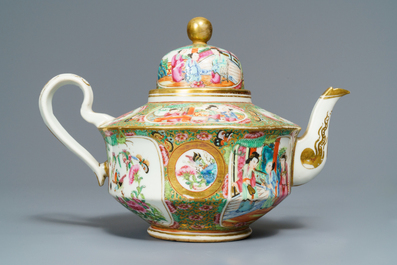 Une grande collection en porcelaine de Chine famille rose de Canton, 19&egrave;me