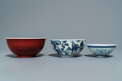 A varied collection of Chinese porcelain, Ming and later