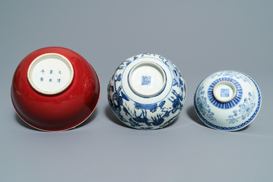 A varied collection of Chinese porcelain, Ming and later