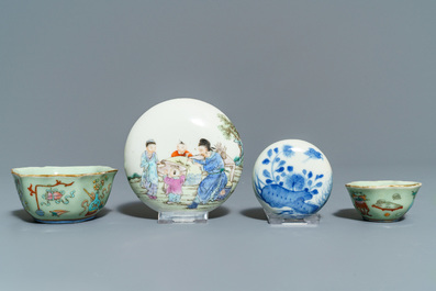 A varied collection of Chinese porcelain, 18/20th C.