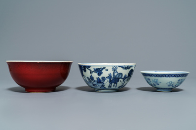 Une collection vari&eacute;e en porcelaine de Chine, Ming et apr&egrave;s