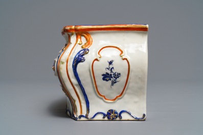 A Chinese export tulip vase in the form of a Louis XV chest of drawers, Qianlong