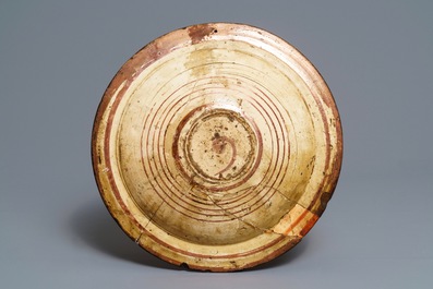 Three Hispano-Moresque lusterware dishes, Spain, 16th C.