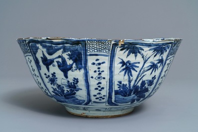 A varied collection of Chinese porcelain, Wanli and later