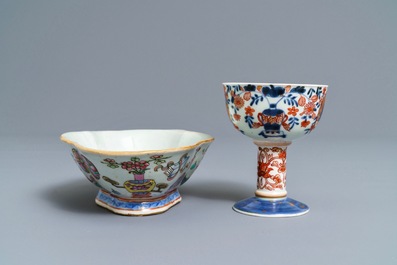 A varied collection of Chinese porcelain, Wanli and later