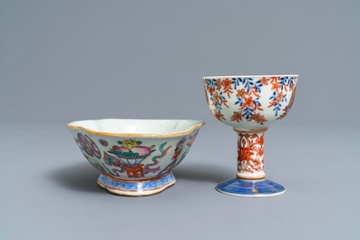 A varied collection of Chinese porcelain, Wanli and later