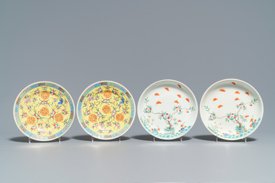 Ten Chinese famille rose plates and dishes, 19/20th C.