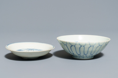 Five Chinese blue and white wares, Hatcher cargo, Transitional period