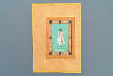 Seven Islamic and Persian miniature paintings on paper, 19/20th C.