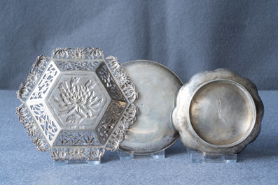 A varied collection of Chinese silver, 19/20th C.