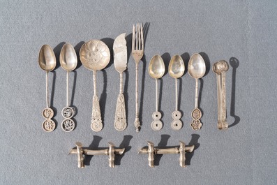 A varied collection of Chinese silver, 19/20th C.