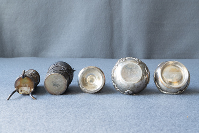 A varied collection of Chinese silver, 19/20th C.