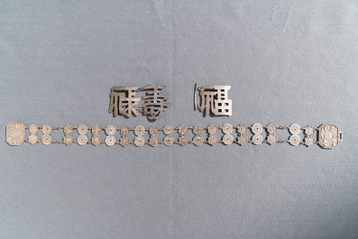 A varied collection of Chinese silver, 19/20th C.