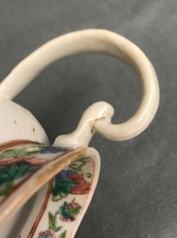 Four Chinese famille rose 'Wu Shuang Pu' wares, 19th C.