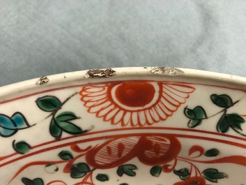 Un plat en porcelaine de Chine polychrome dite 'de Swatow', Ming