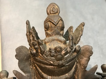 Une figure de Guanyin en bronze, Chine, Ming