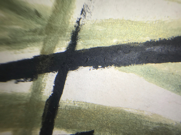 Se Ok Suh (Seok Suh) (Korea, 1929-): Untitled, ink and color on paper