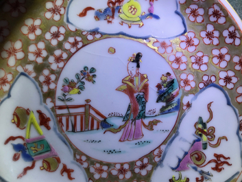 Une collection vari&eacute;e en porcelaine de Chine famille rose et grisaille, Yongzheng/Qianlong