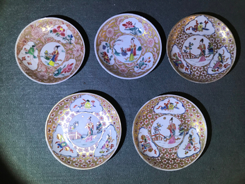 A collection of diverse Chinese famille rose and grisaille porcelain, Yongzheng/Qianlong