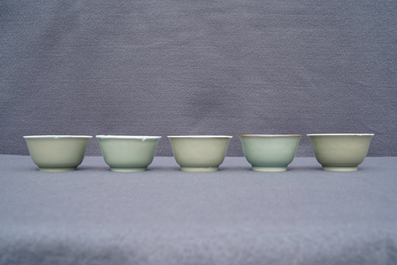 A varied collection of Chinese blue and white wares, Kangxi